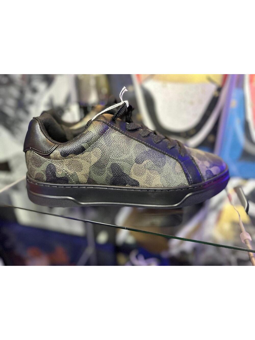 Coach High Line Sneaker In Signature Camo Print SIZE: 11 NEW - Picture 5 of 8